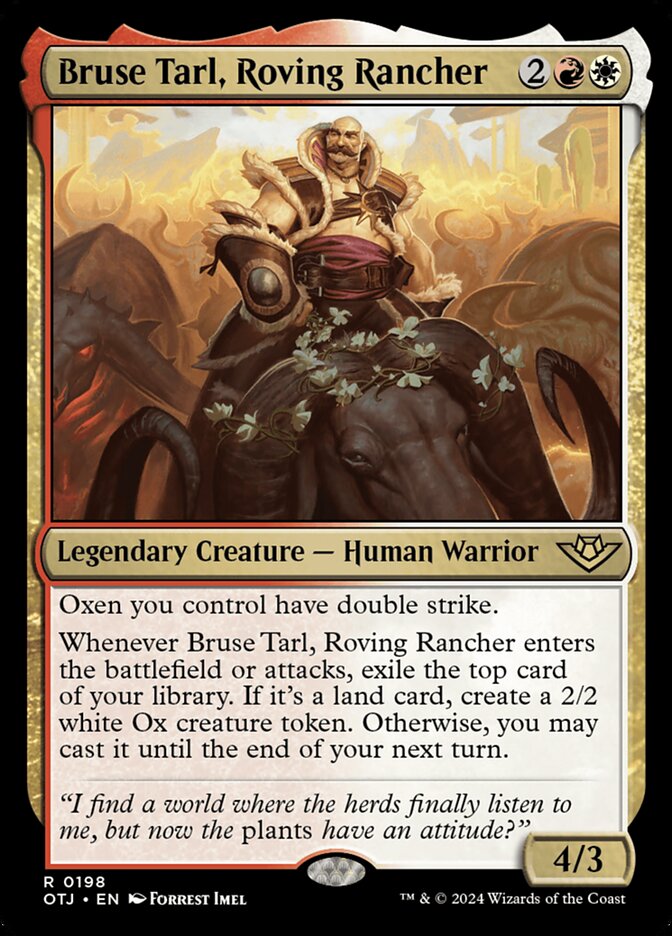Bruse Tarl, Roving Rancher (Outlaws of Thunder Junction)  | Good Games North