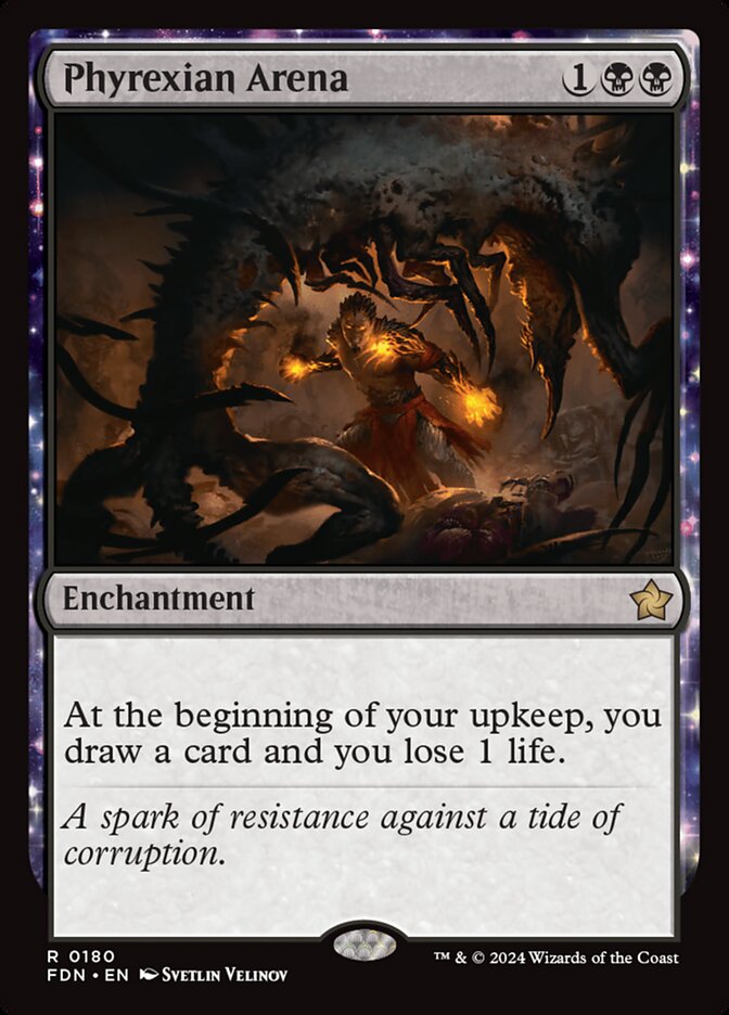 Phyrexian Arena 180 (Foundations)  | Good Games North