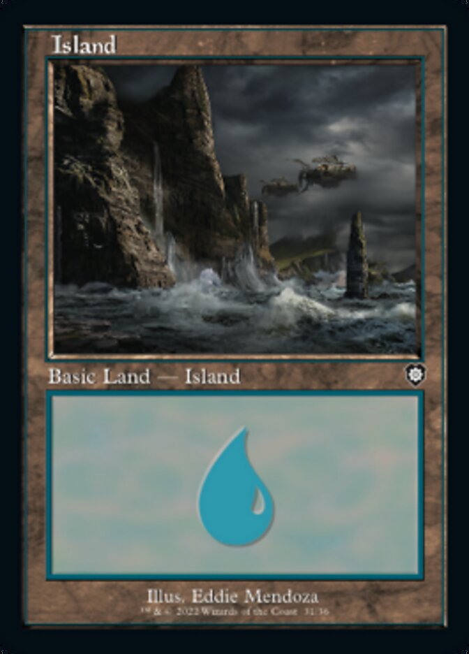 Island (031) (Retro) [The Brothers' War Commander] | Good Games North