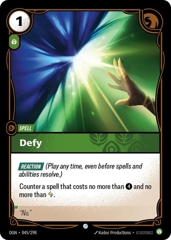 Defy 045/298 (Origins)  - Foil | Good Games North