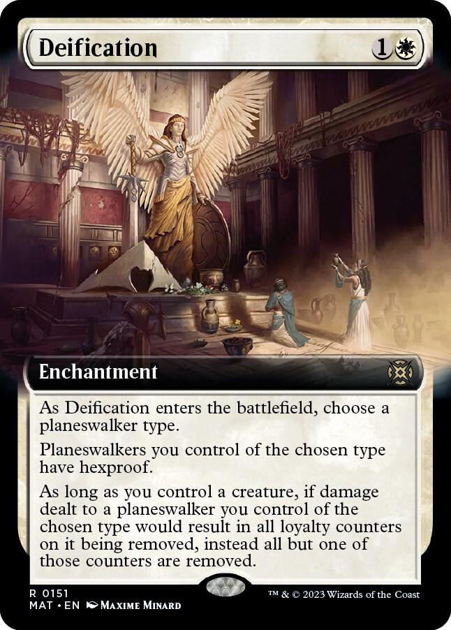 Deification 151/50 (March of the Machine: The Aftermath)  - Extended Art Foil | Good Games North
