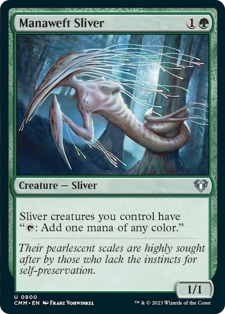 Manaweft Sliver [Commander Masters] | Good Games North