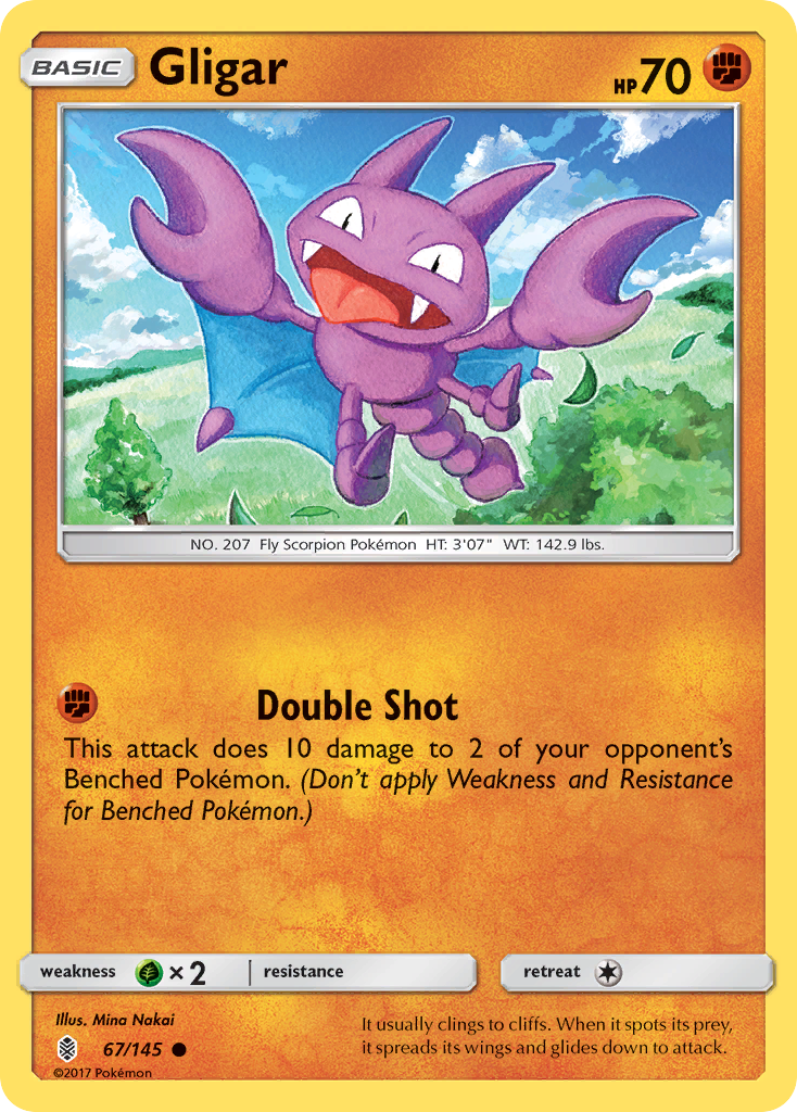 Gligar (67/145) [Sun & Moon: Guardians Rising] | Good Games North