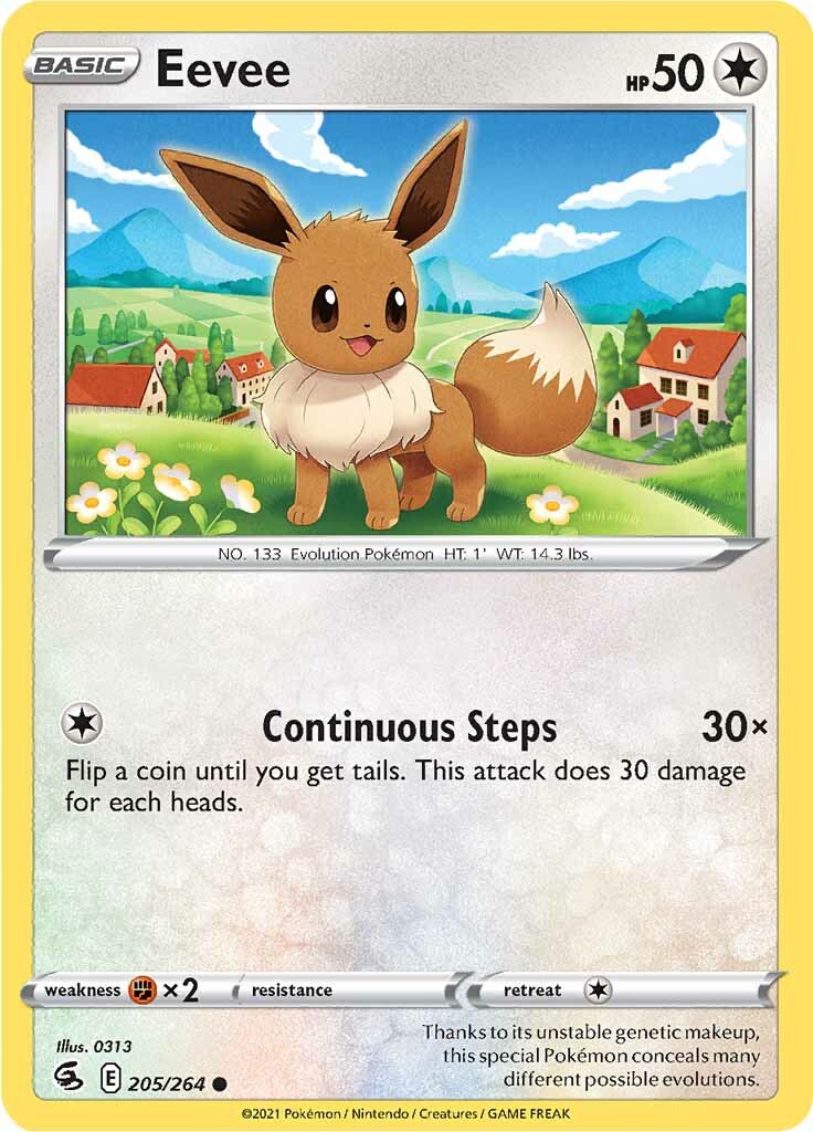 Eevee (205/264) [Sword & Shield: Fusion Strike] | Good Games North