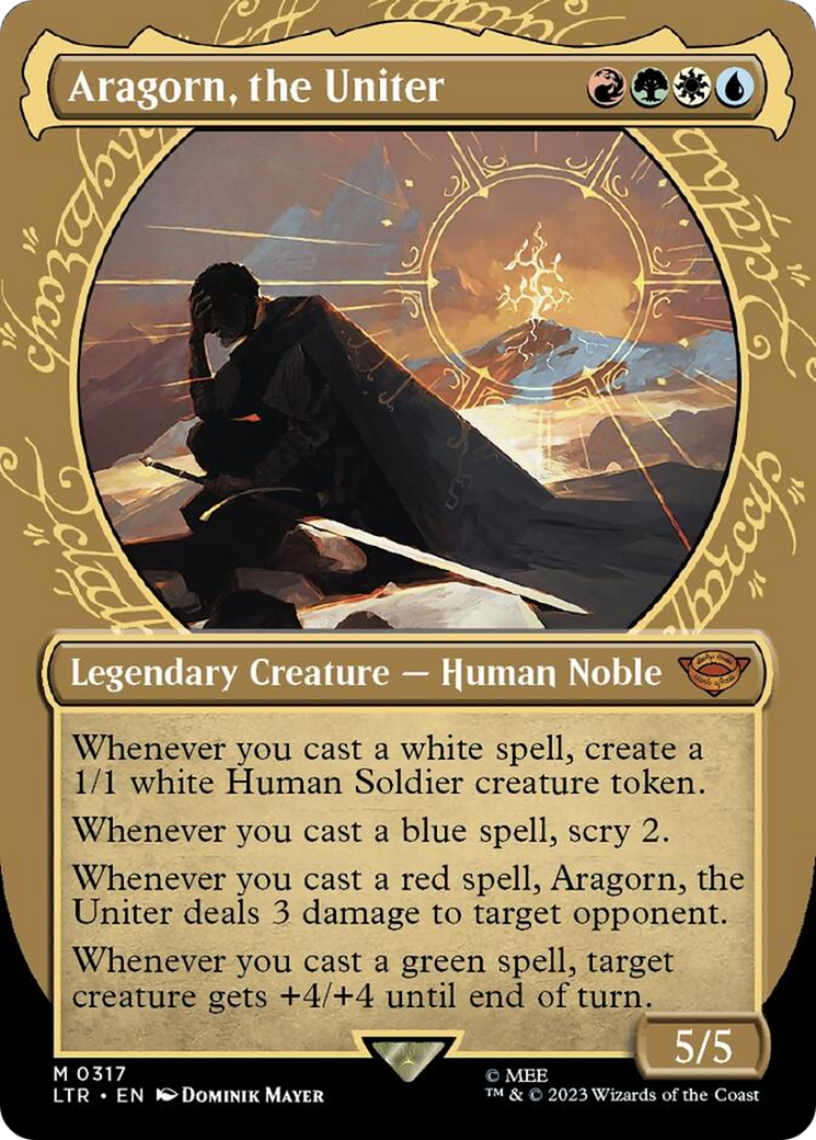 Aragorn, the Uniter (Showcase Ring Frame) [The Lord of the Rings: Tales of Middle-Earth] | Good Games North