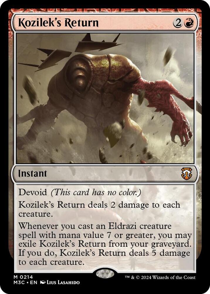 Kozilek's Return 214/411 (Commander: Modern Horizons 3)  - Ripple Foil | Good Games North