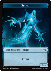 Spirit (0008) // Manifest Double-Sided Token [Duskmourn: House of Horror Tokens] | Good Games North