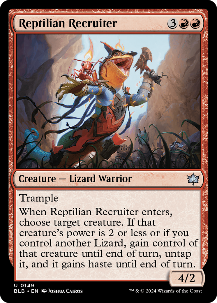 Reptilian Recruiter [Bloomburrow] | Good Games North
