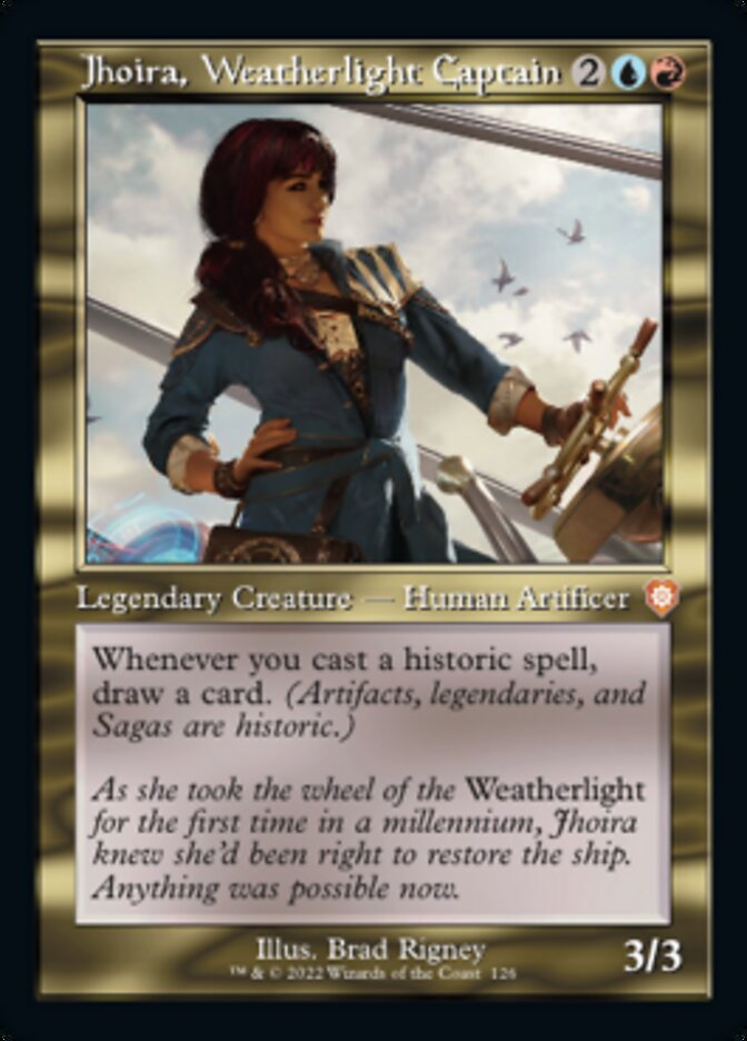 Jhoira, Weatherlight Captain (Retro) [The Brothers' War Commander] | Good Games North