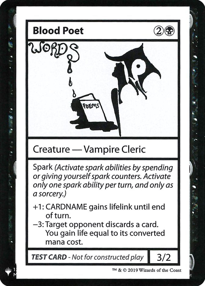 Blood Poet [Mystery Booster Playtest Cards] | Good Games North