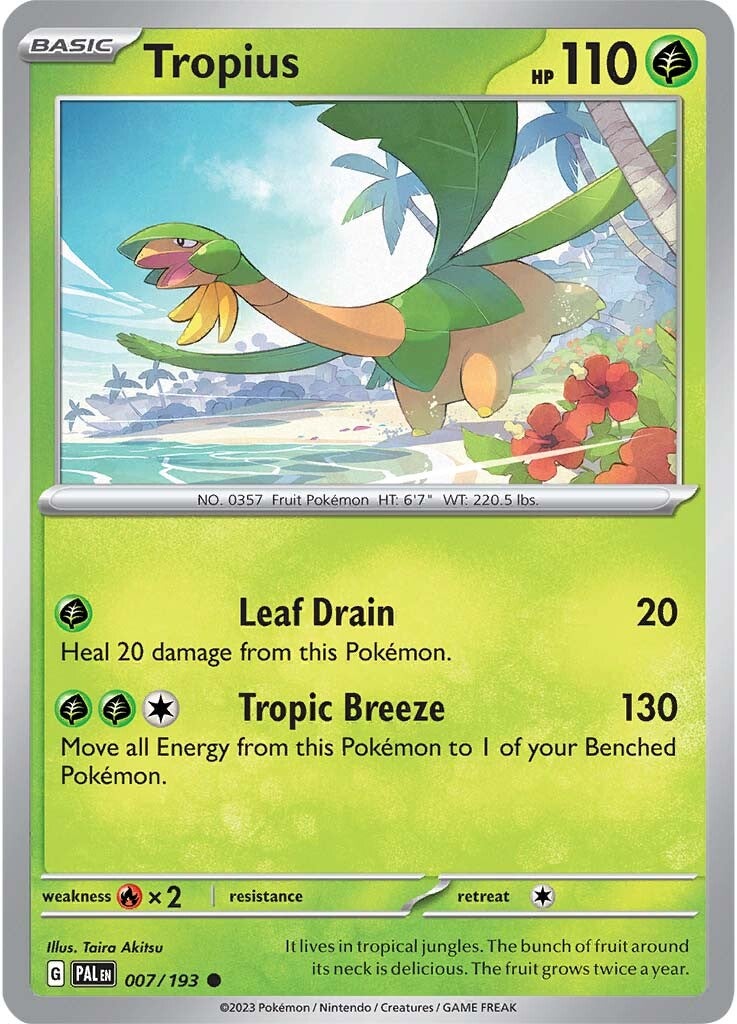 Tropius (007/193) [Scarlet & Violet: Paldea Evolved] | Good Games North