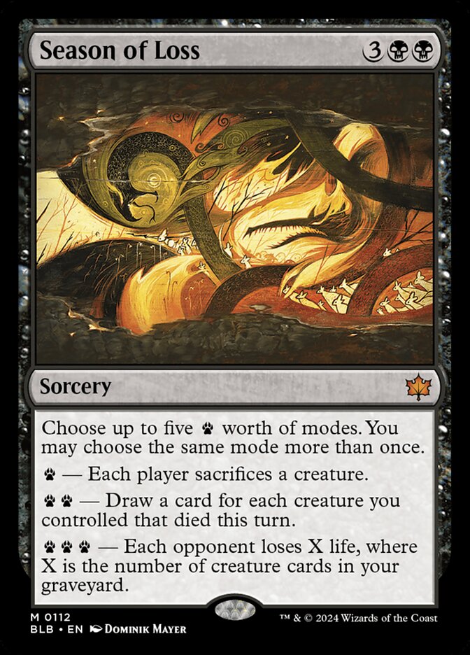 Season of Loss (Bloomburrow)  - Foil | Good Games North