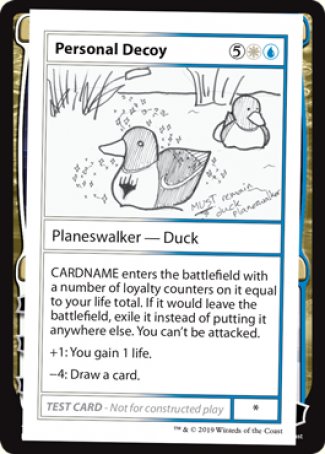 Personal Decoy (2021 Edition) [Mystery Booster Playtest Cards] | Good Games North