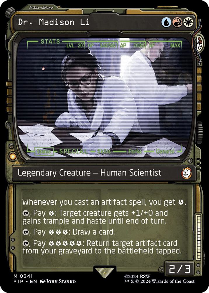 Dr. Madison Li 341/326 (Universes Beyond: Fallout)  - Showcase Foil | Good Games North