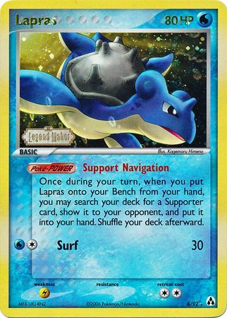 Lapras (8/92) (Stamped) [EX: Legend Maker] | Good Games North