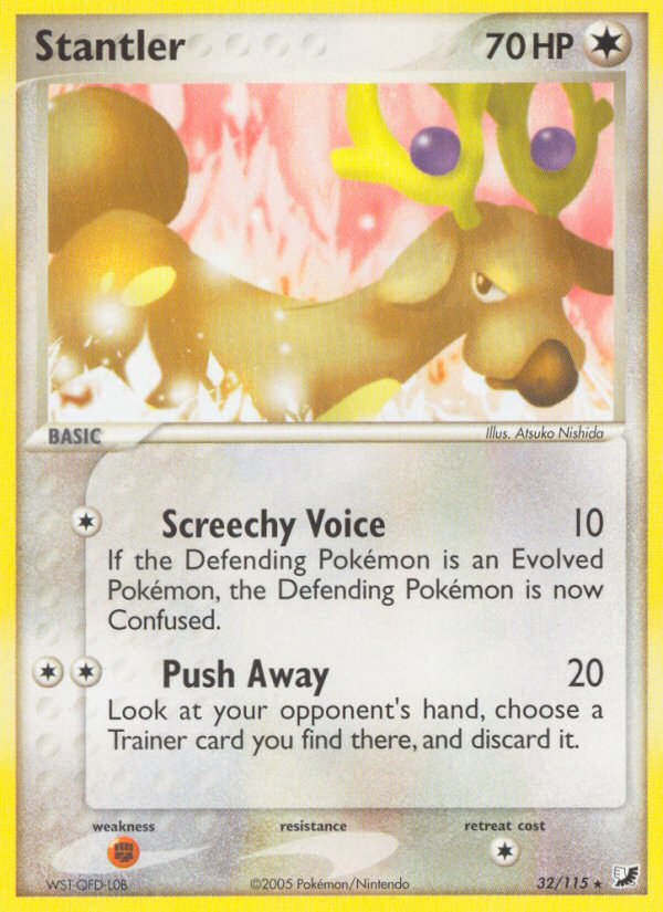 Stantler (32/115) [EX: Unseen Forces] | Good Games North