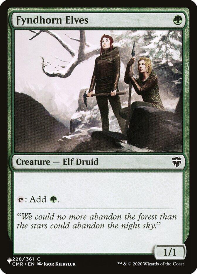Fyndhorn Elves CMR-228/5075 (The List Reprints)  | Good Games North