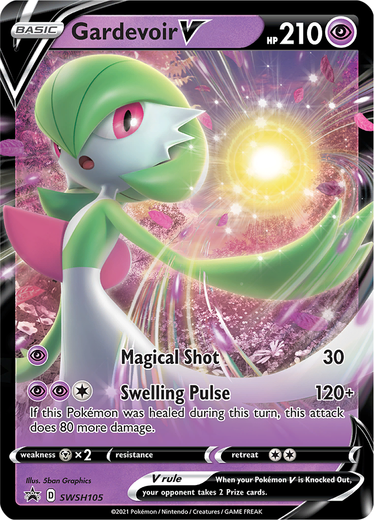 Gardevoir V (SWSH105) [Sword & Shield: Black Star Promos] | Good Games North