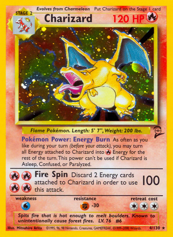 Charizard (4/130) [Base Set 2] | Good Games North