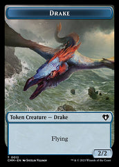 Spirit (0010) // Drake Double-Sided Token [Commander Masters Tokens] | Good Games North
