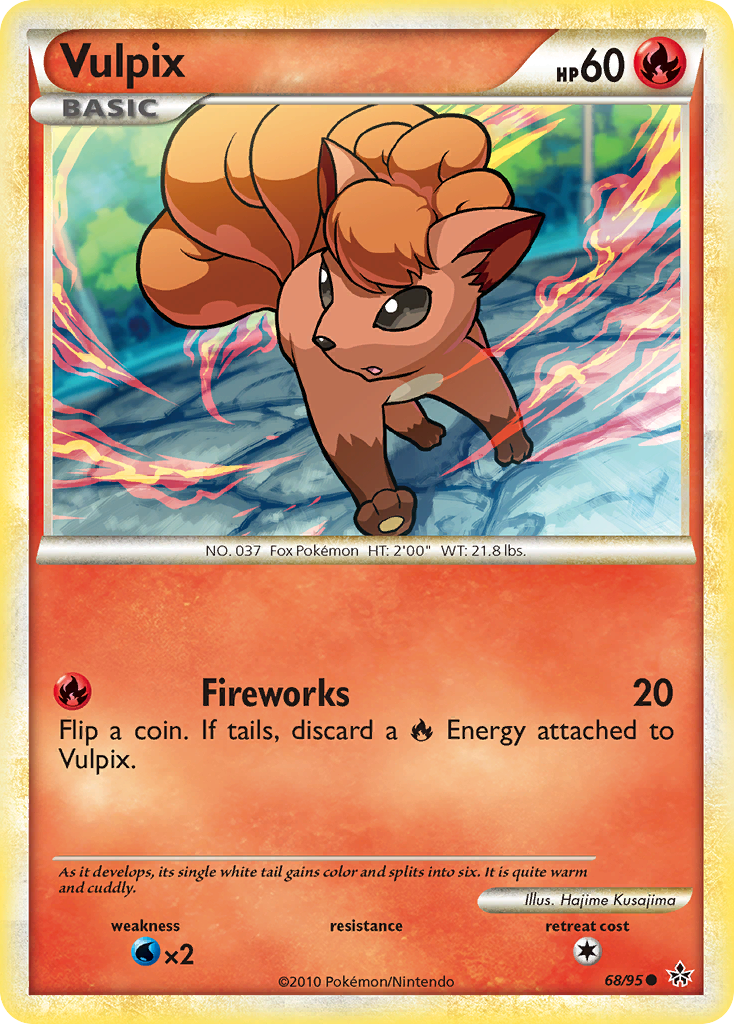 Vulpix (68/95) [HeartGold & SoulSilver: Unleashed] | Good Games North