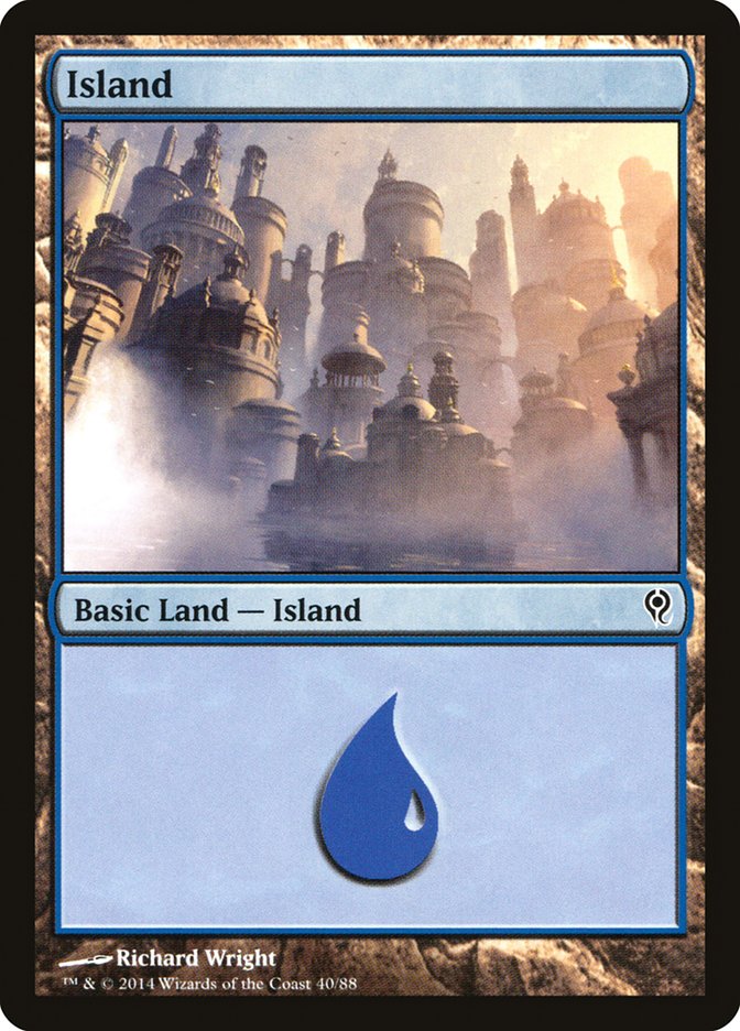 Island (40) [Duel Decks: Jace vs. Vraska] | Good Games North