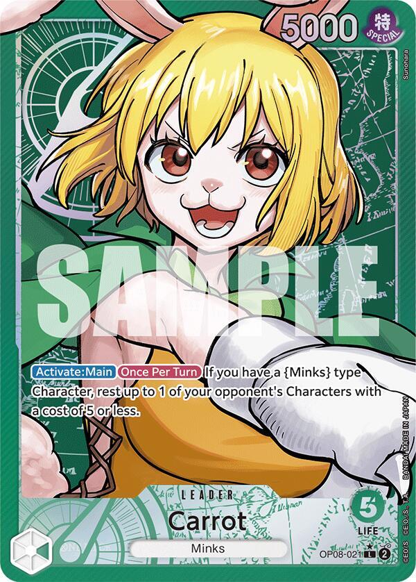 Carrot OP08-021 (Two Legends)  - Alternate Art Foil | Good Games North