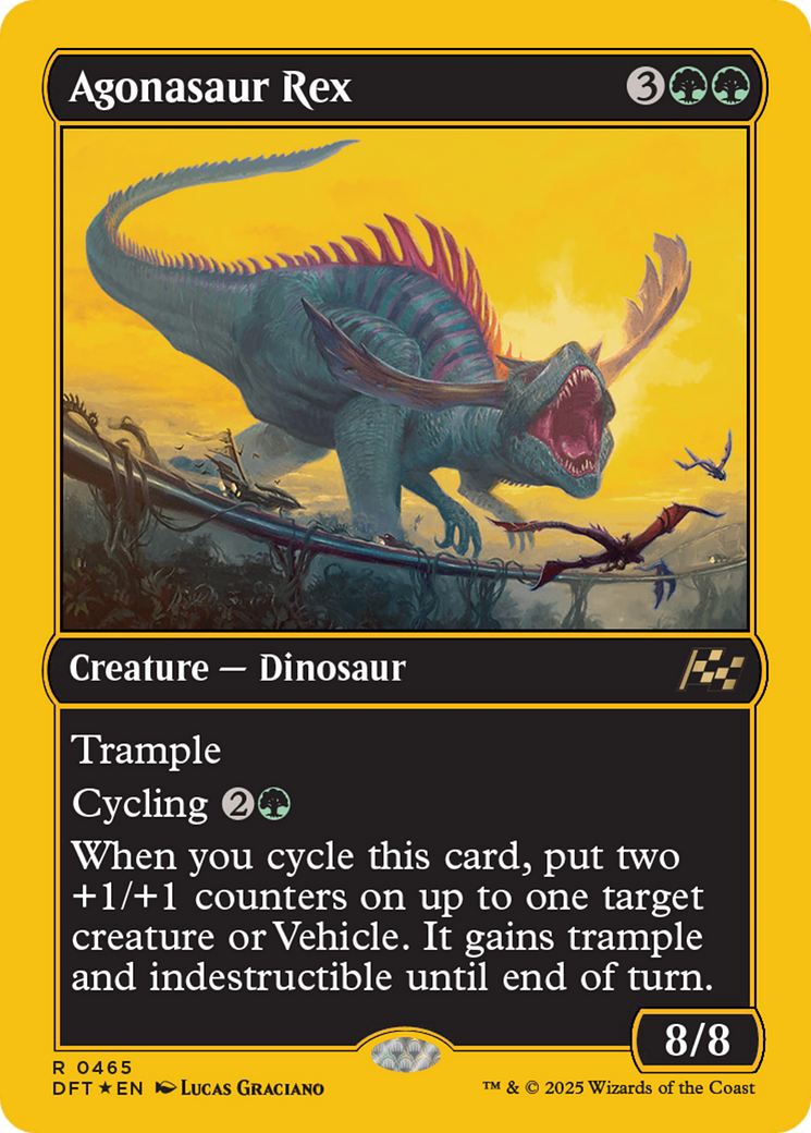 Agonasaur Rex (First-Place Foil) [Aetherdrift] | Good Games North