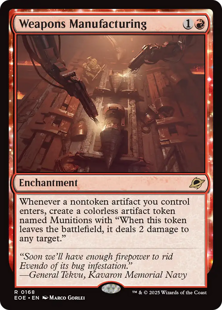 Weapons Manufacturing [Edge of Eternities] | Good Games North