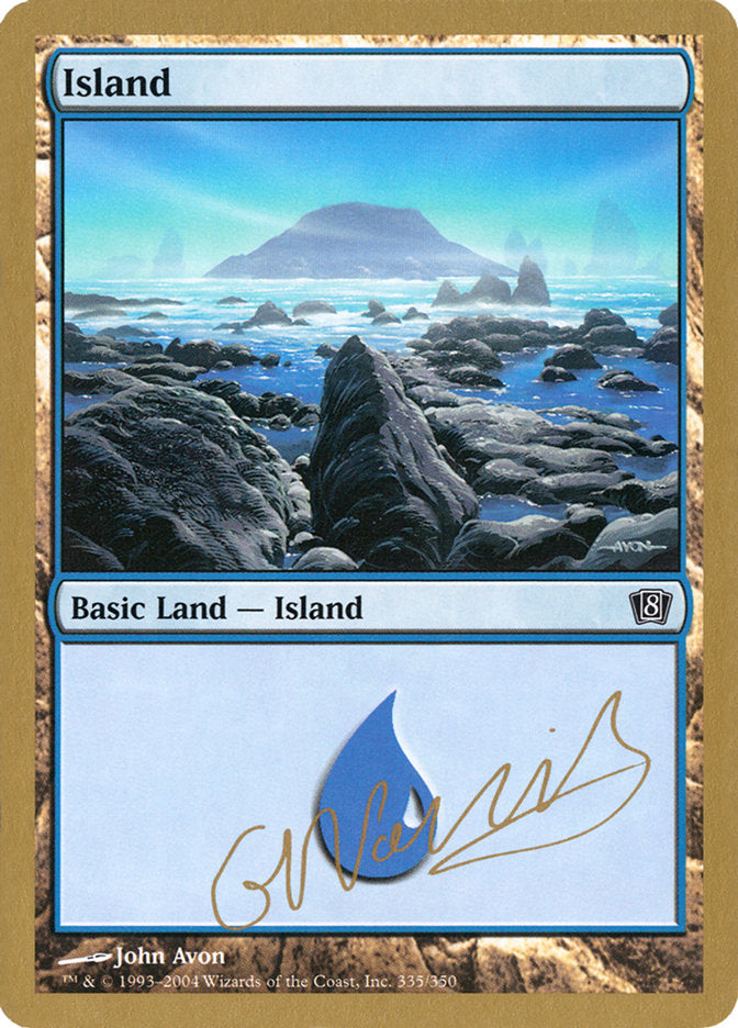 Island (gn335) (Gabriel Nassif) [World Championship Decks 2004] | Good Games North