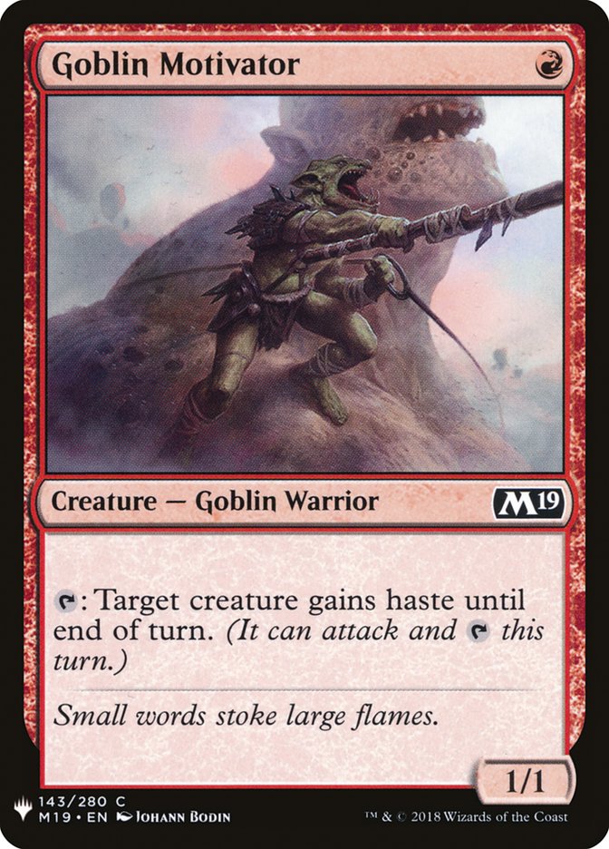 Goblin Motivator [Mystery Booster] | Good Games North