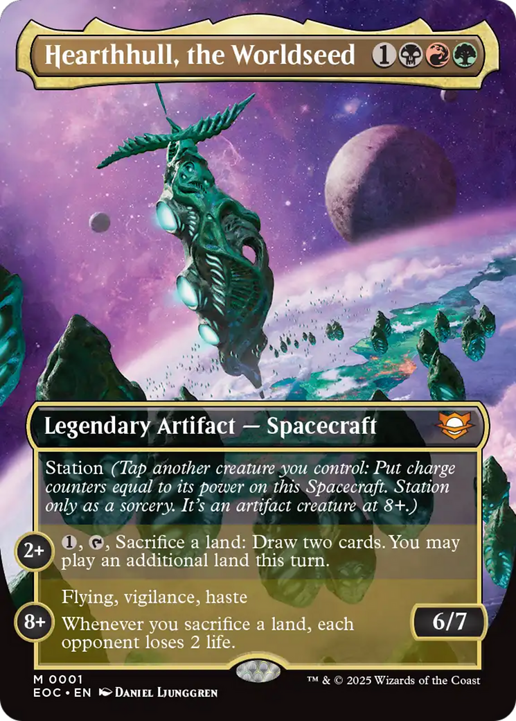 Hearthhull, the Worldseed (Borderless) [Edge of Eternities Commander] | Good Games North