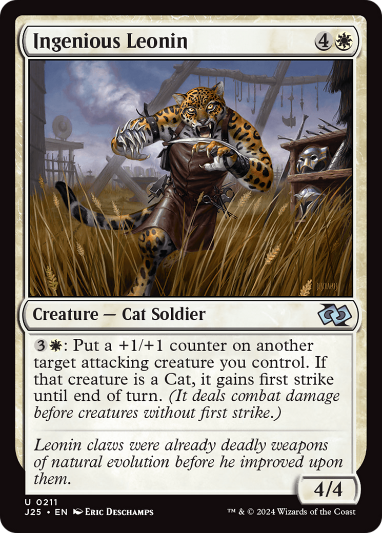 Ingenious Leonin [Foundations Jumpstart] | Good Games North