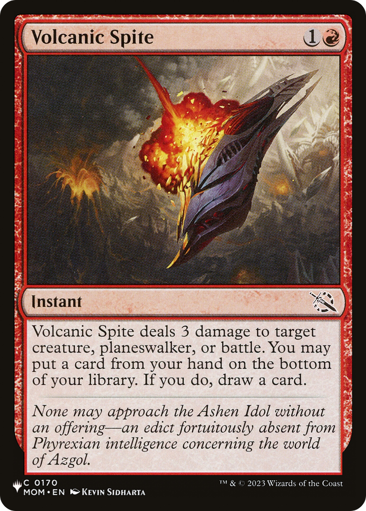 Volcanic Spite [The List] | Good Games North