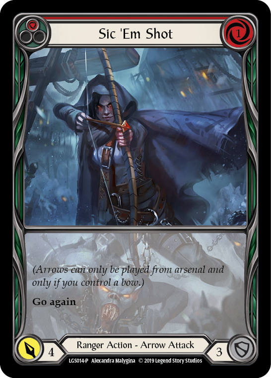 Sic 'Em Shot (Red) [LGS014-P] (Promo)  1st Edition Normal | Good Games North