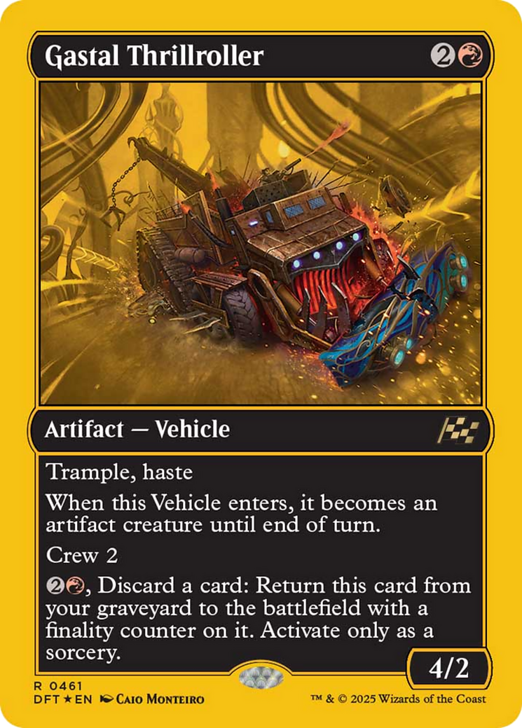 Gastal Thrillroller (First-Place Foil) [Aetherdrift] | Good Games North