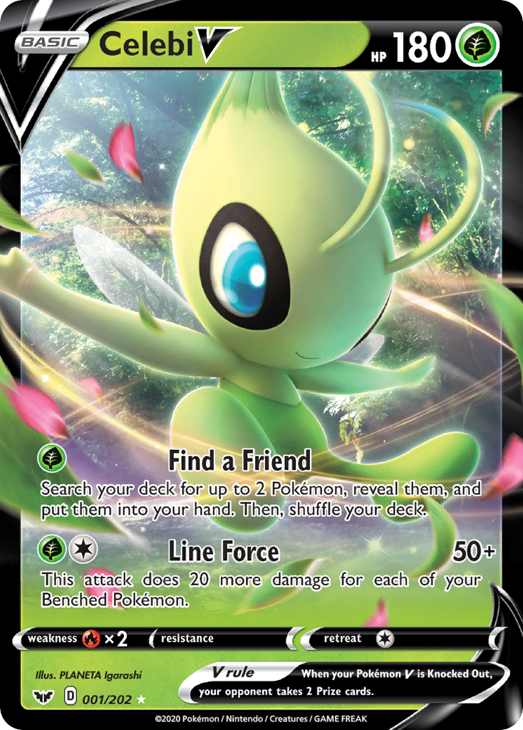 Celebi V (001/202) [Sword & Shield: Base Set] | Good Games North