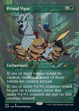 Primal Vigor (Borderless) [Secret Lair Drop Series] | Good Games North