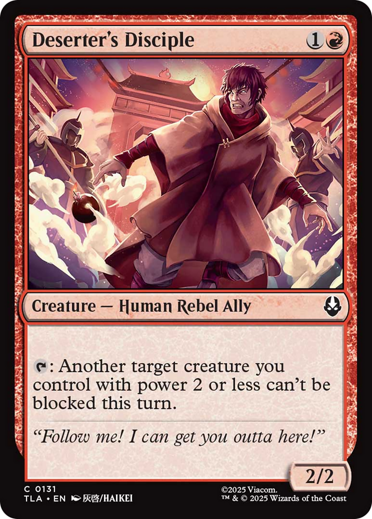 Deserter's Disciple [Avatar: The Last Airbender] | Good Games North