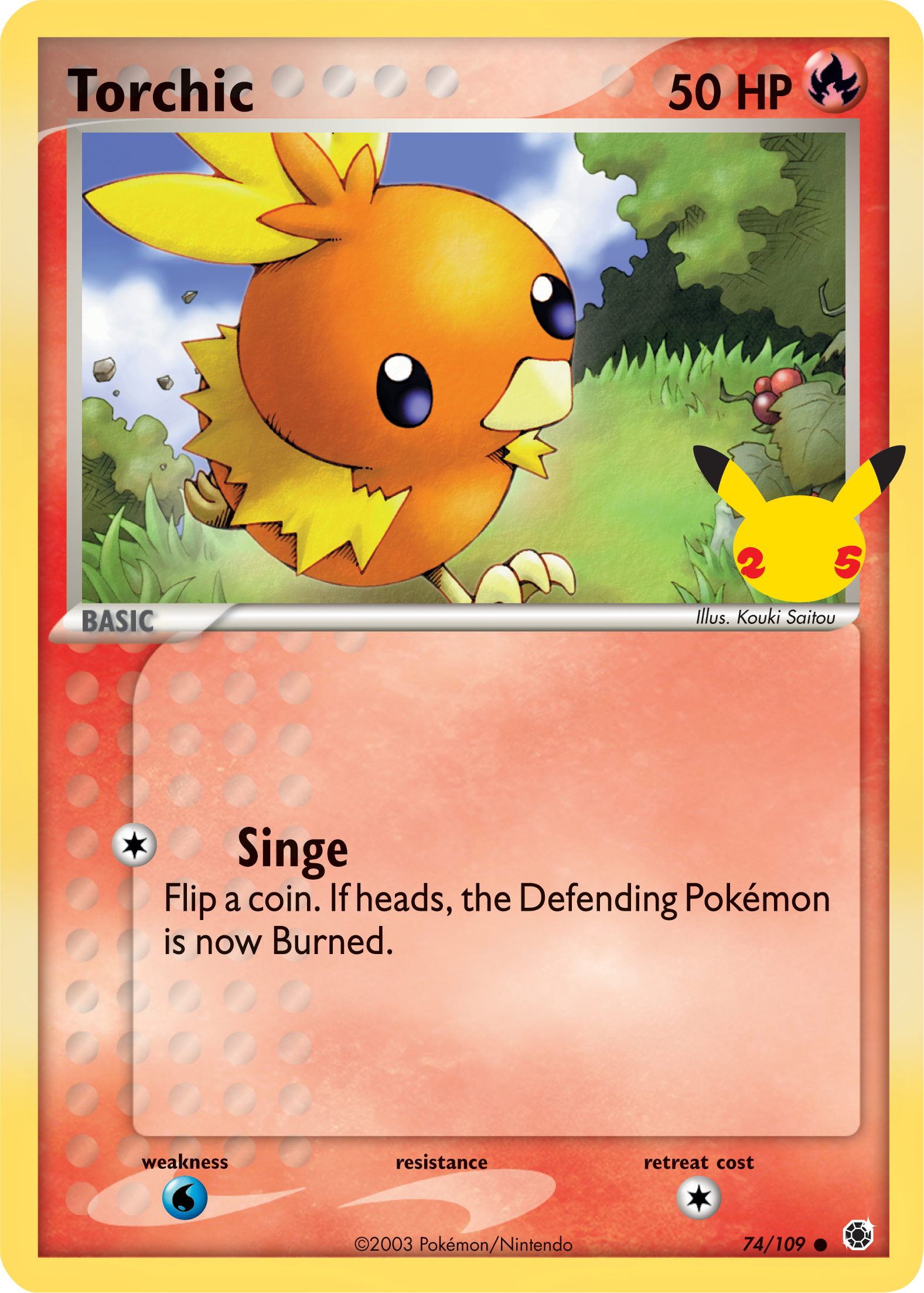 Torchic (74/109) (Jumbo Card) [First Partner Pack] | Good Games North