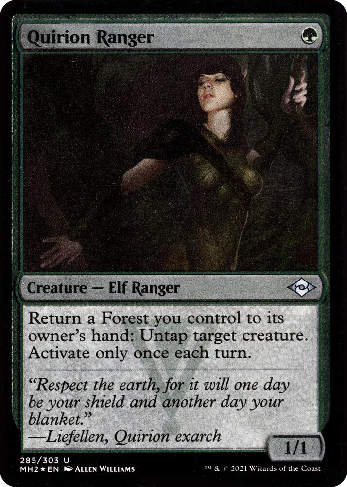 Quirion Ranger 285 (Modern Horizons 2)  - Etched Foil | Good Games North