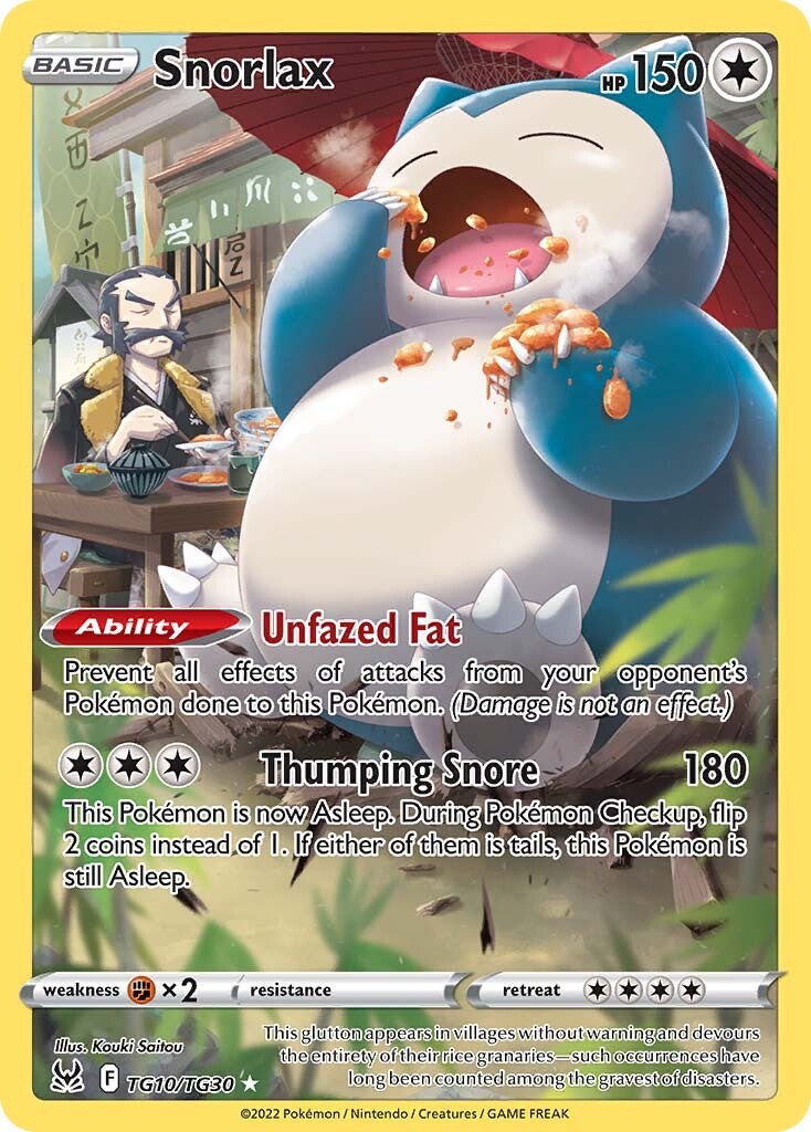 Snorlax (TG10/TG30) [Sword & Shield: Lost Origin] | Good Games North