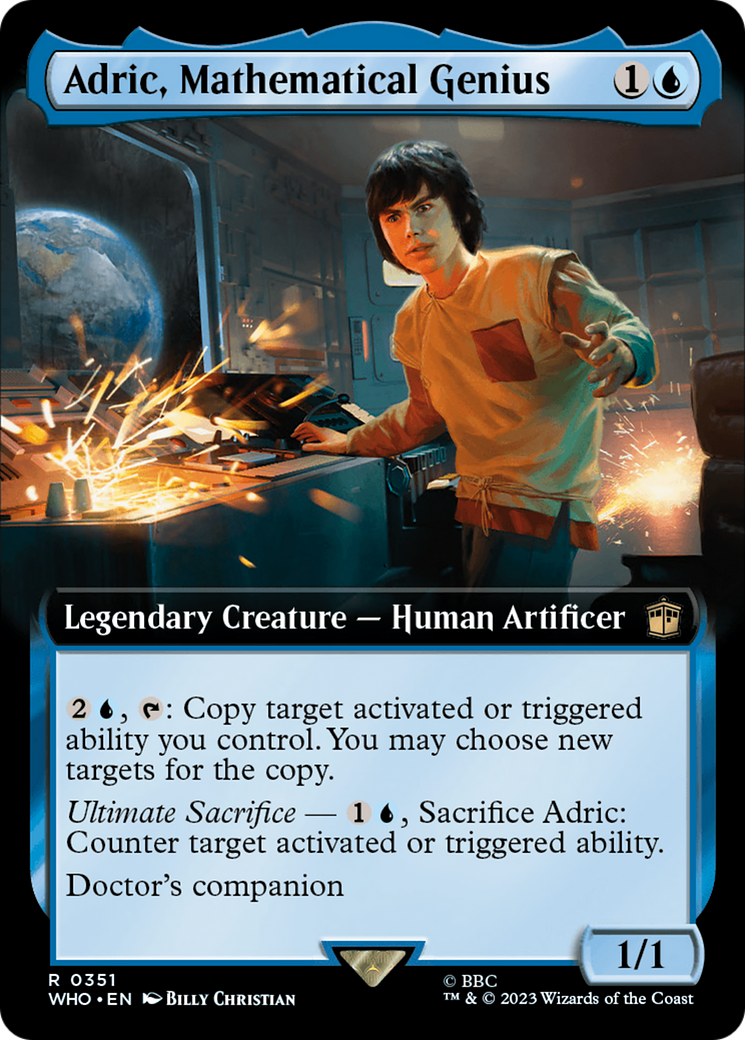 Adric, Mathematical Genius (Extended Art) [Doctor Who] | Good Games North