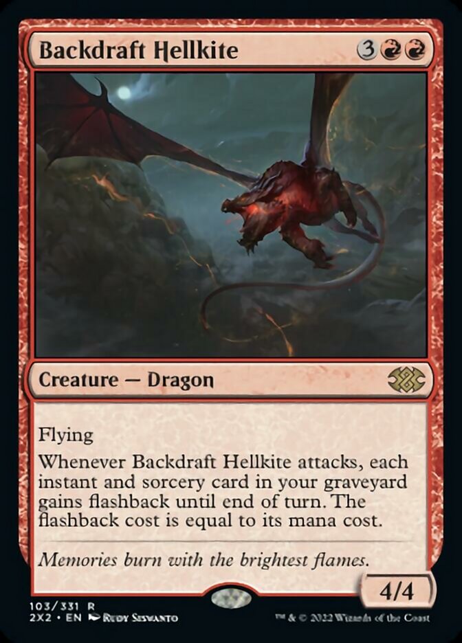Backdraft Hellkite [Double Masters 2022] | Good Games North