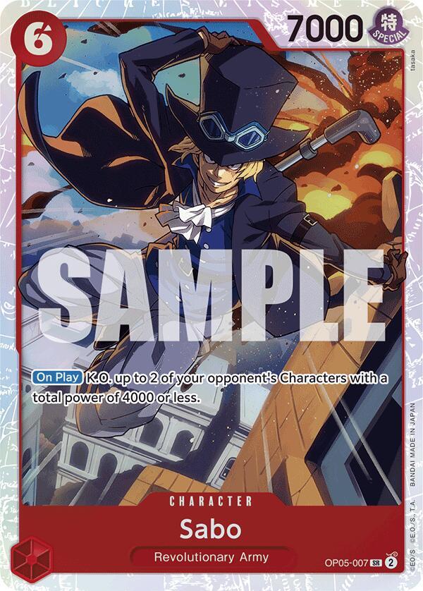 Sabo (Reprint) OP05-007 (Premium Booster -The Best-)  - Foil | Good Games North