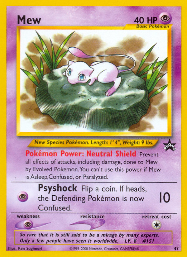 Mew (47) [Wizards of the Coast: Black Star Promos] | Good Games North