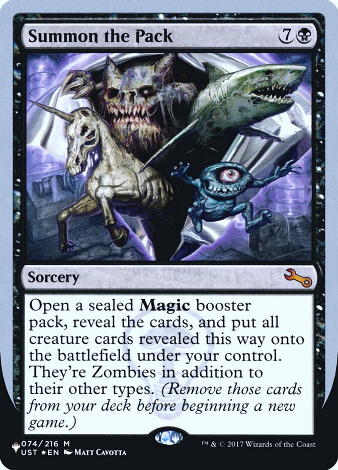 Summon the Pack (Unfinity Foil Edition) [The List] | Good Games North