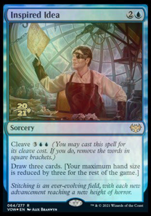 Inspired Idea [Innistrad: Crimson Vow Prerelease Promos] | Good Games North