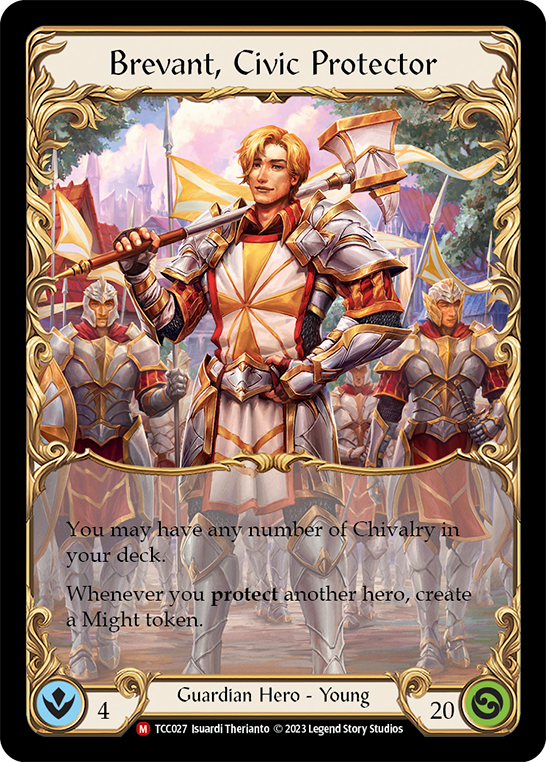 Brevant, Civic Protector [TCC027] (Round the Table: TCC x LSS)  Rainbow Foil | Good Games North