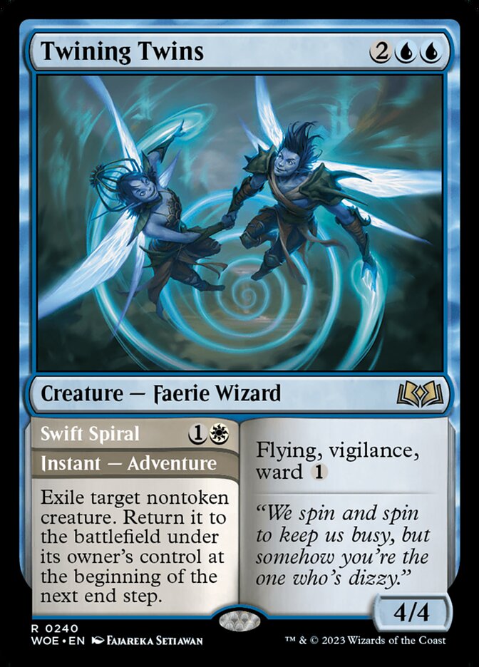 Twining Twins // Swift Spiral 240/276 (Wilds of Eldraine)  | Good Games North